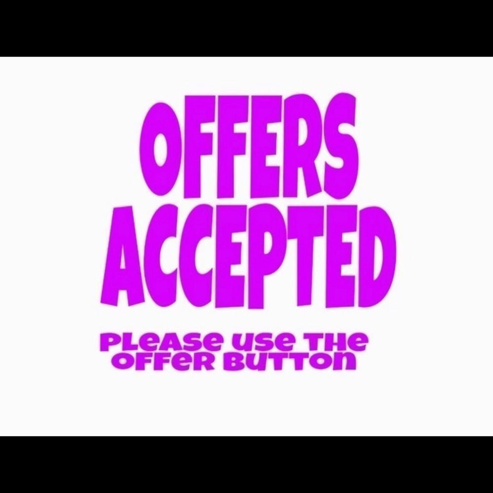 OFFERS ARE WELCOME 🙂🙂